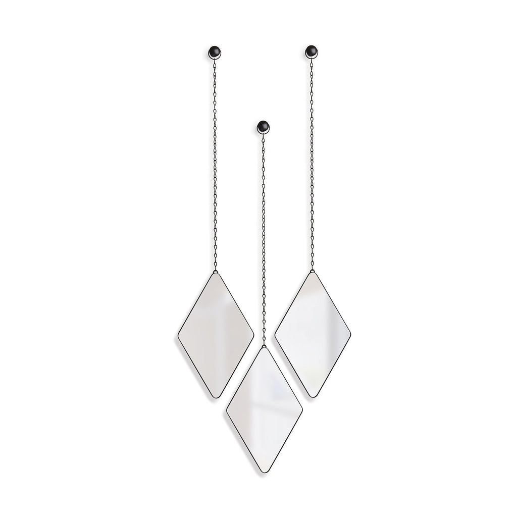 Beige Mirror — Set of 3