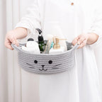 Boho Beige Storage Basket — 9.8" - View 8