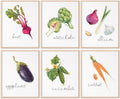 Unframed Wall Art — 11x14 — Watercolor Vegetables