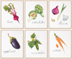 Unframed Wall Art — 11x14 — Watercolor Vegetables