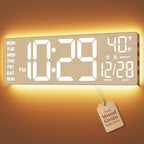 RGB Beige Wall Clock — 16.5" — Beige