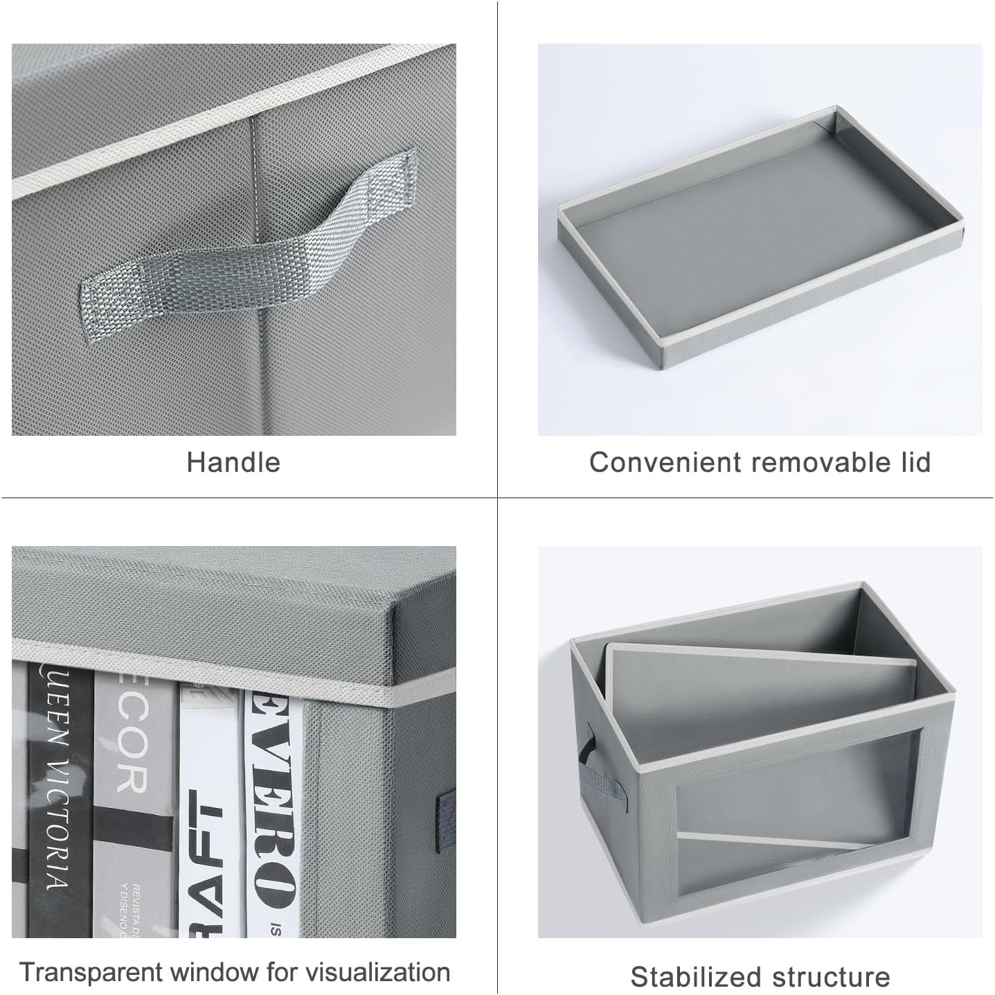 Beige Storage Bin - View 7