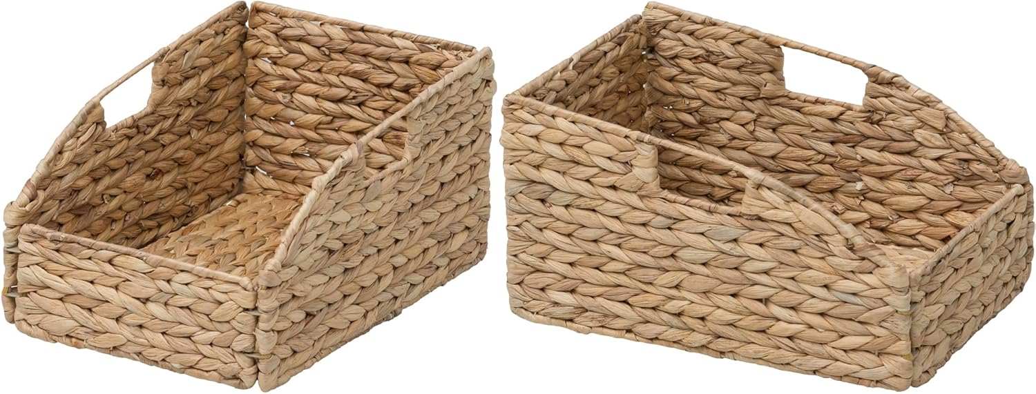Boho Metal Storage Basket — 12" — 13.25"x9"x7"/3.5"