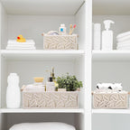 Boho Wood Storage Basket — Set of 3 - View 8