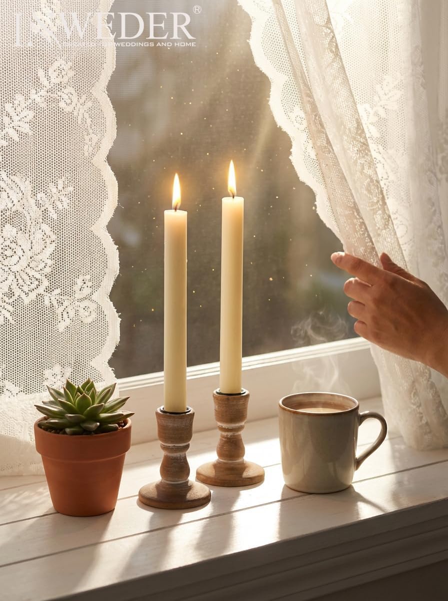 Farmhouse Black Candle — 2-Light - View 4