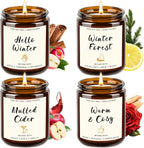 Soy Brown Scented Candle — Amber