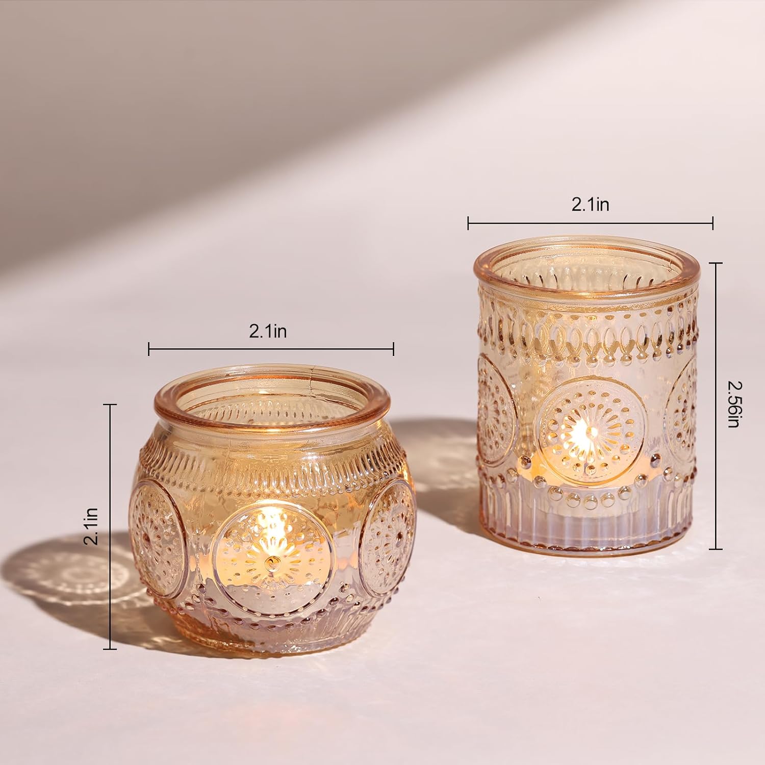 Vintage Boho Gold Candle - View 2