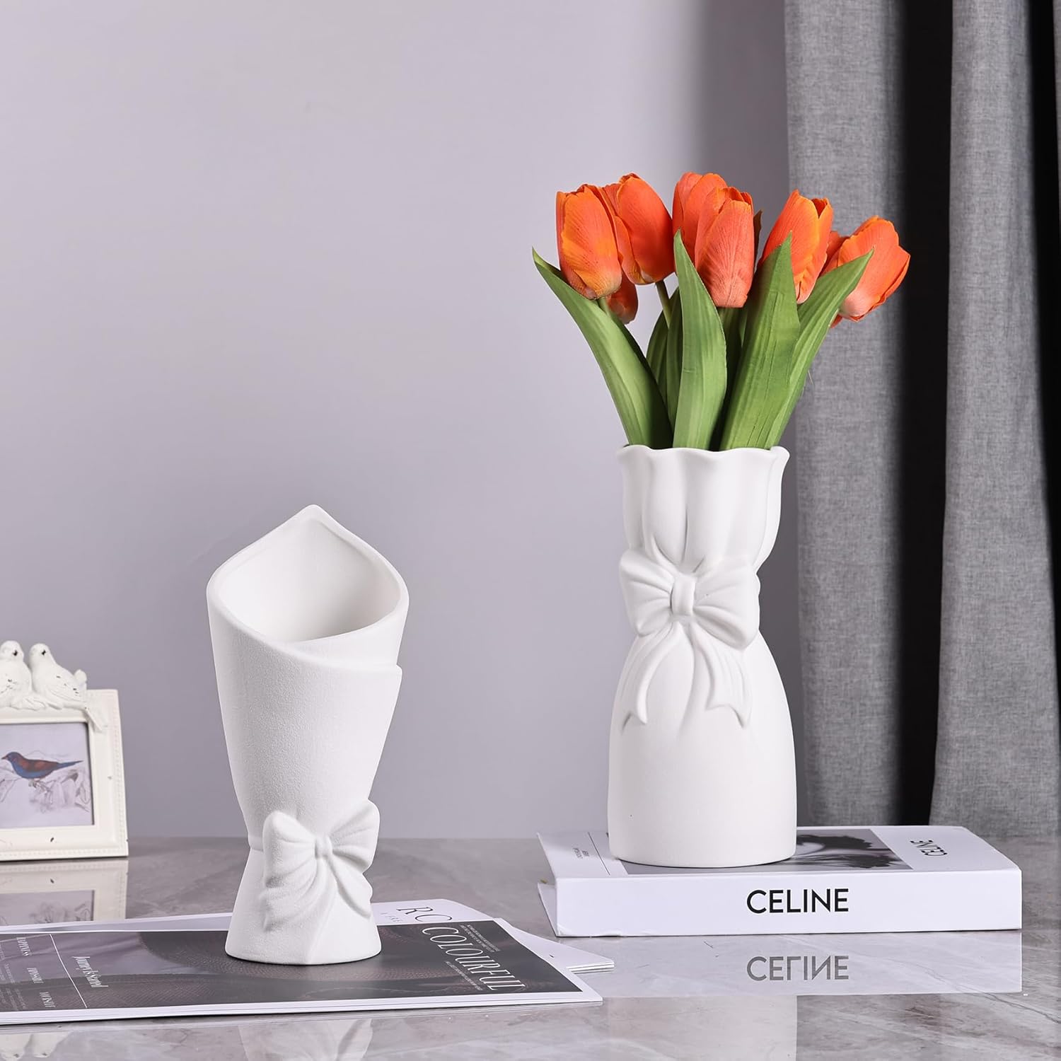 Modern Ceramic Flower Vase - View 4