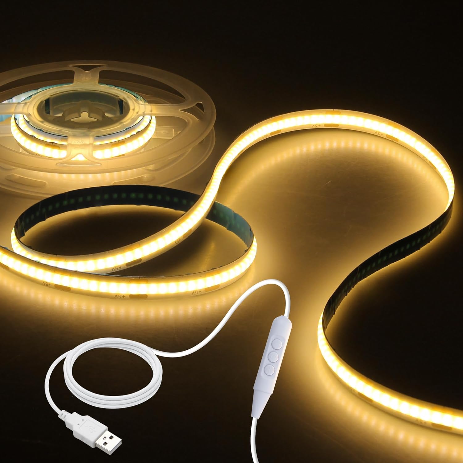 Dimmable Metal LED Strip Light — 3.28ft/Warm White