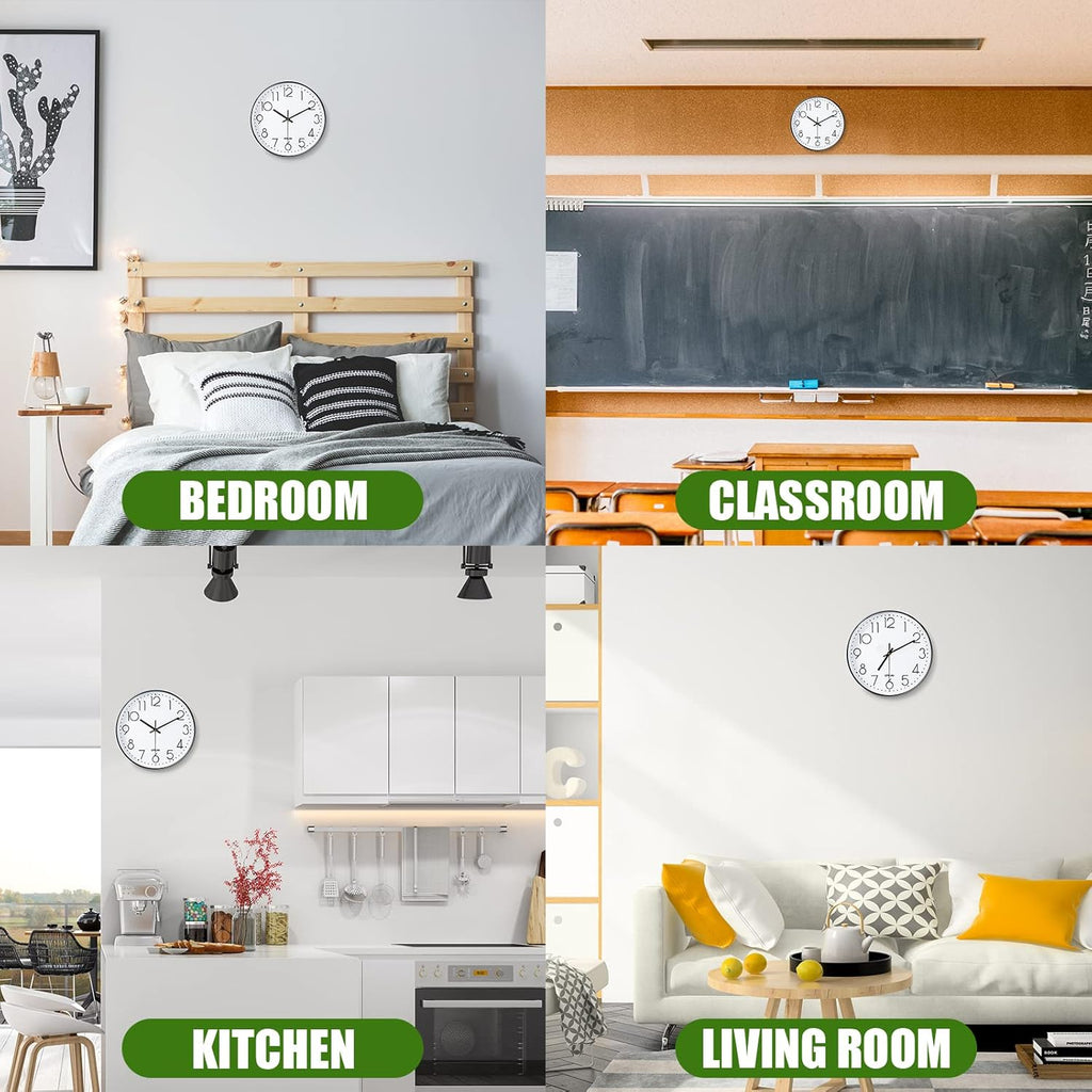 Battery Operated Wall Clock — 12" - View 5