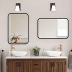Framed Wood Mirror — 18" - View 4