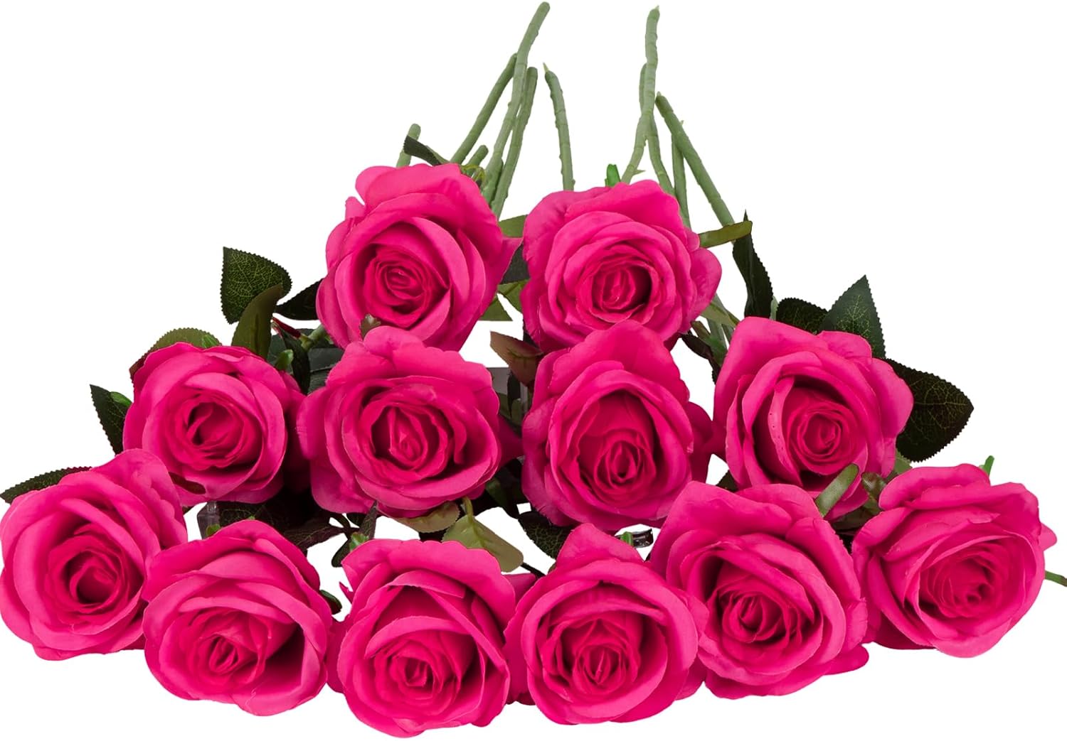 Black Artificial Flowers — Hotpink