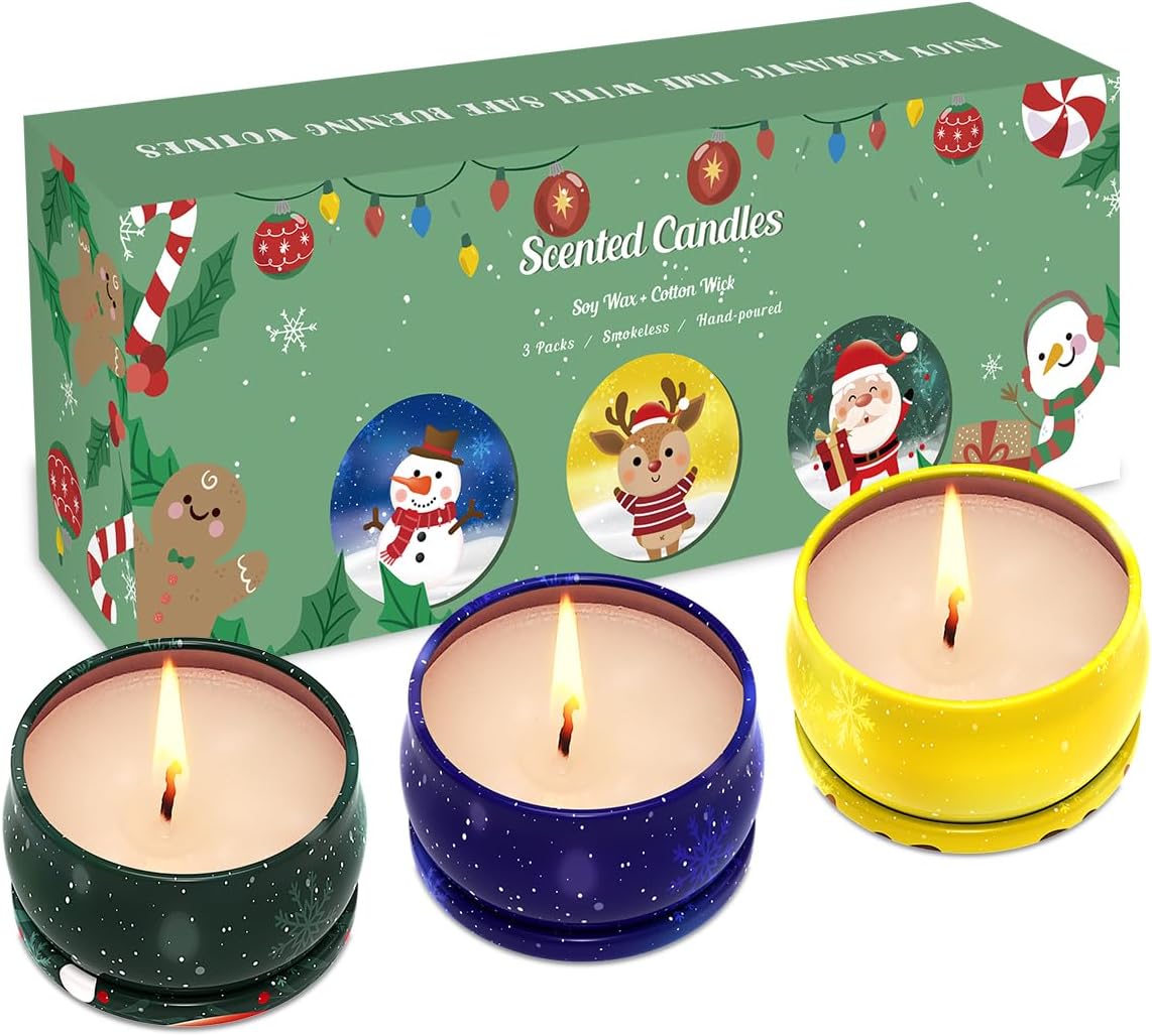 Soy Wax Scented Candle — Vanilla cake, apple cinnamon, cedar