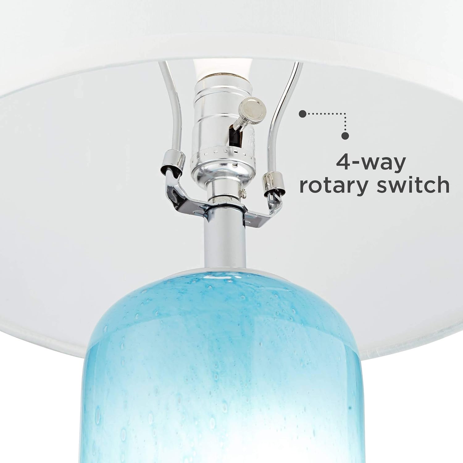 Modern Metal Table Lamp — 22" - View 3