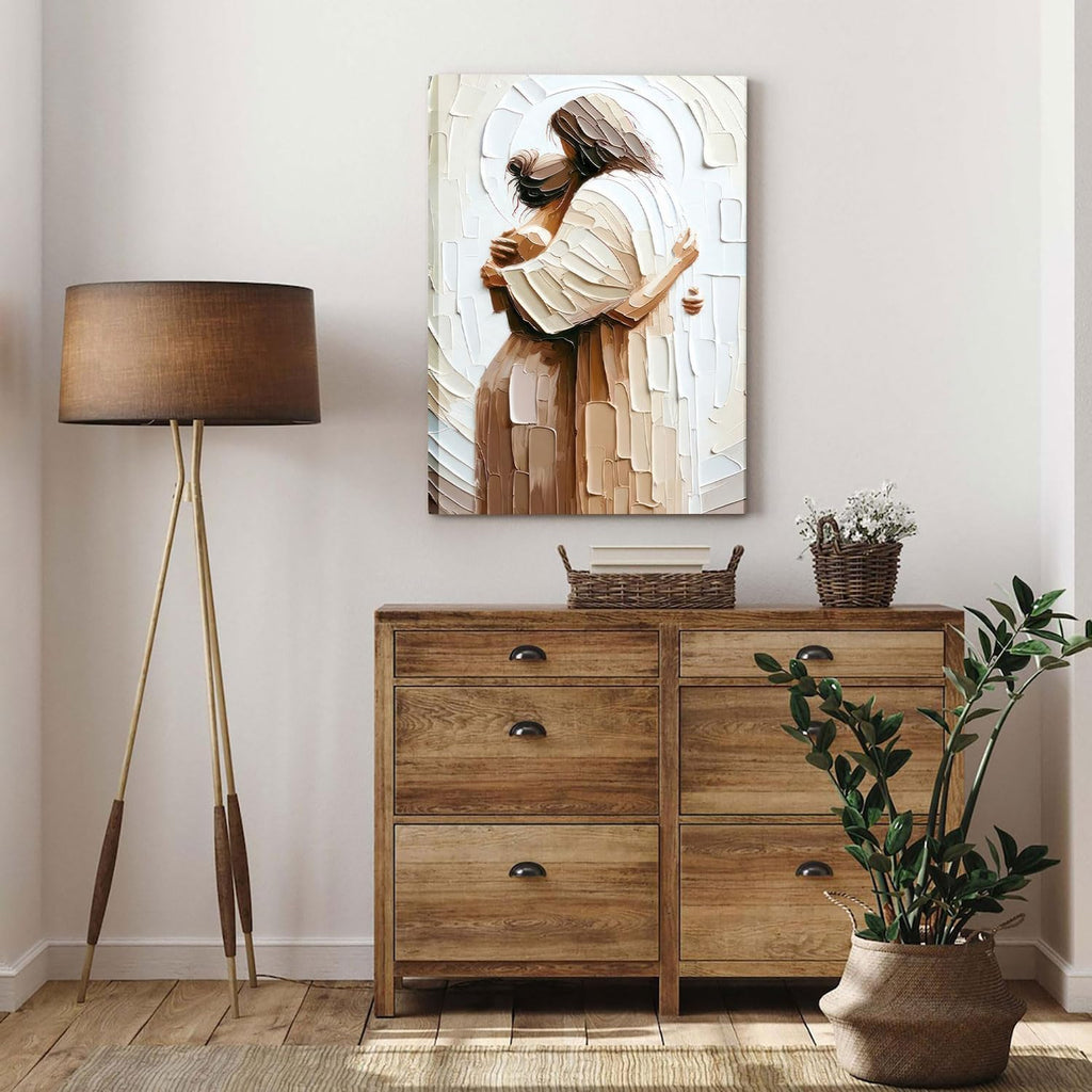 Framed Pink Canvas Wall Art — 16" - View 4