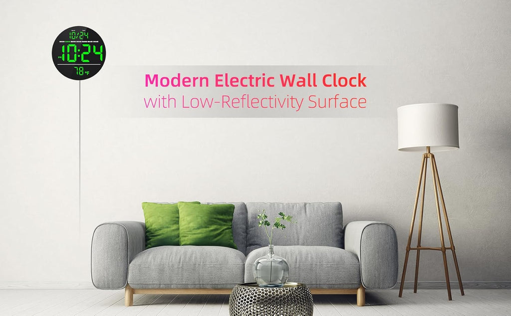 Farmhouse Blue Wall Clock - View 6