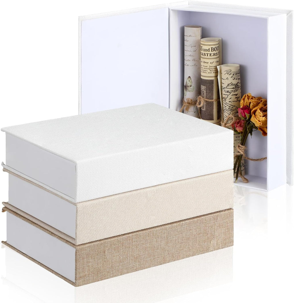 Linen Farmhouse Beige Storage Basket — 8.6 X 6.1 X 1.8 Inch