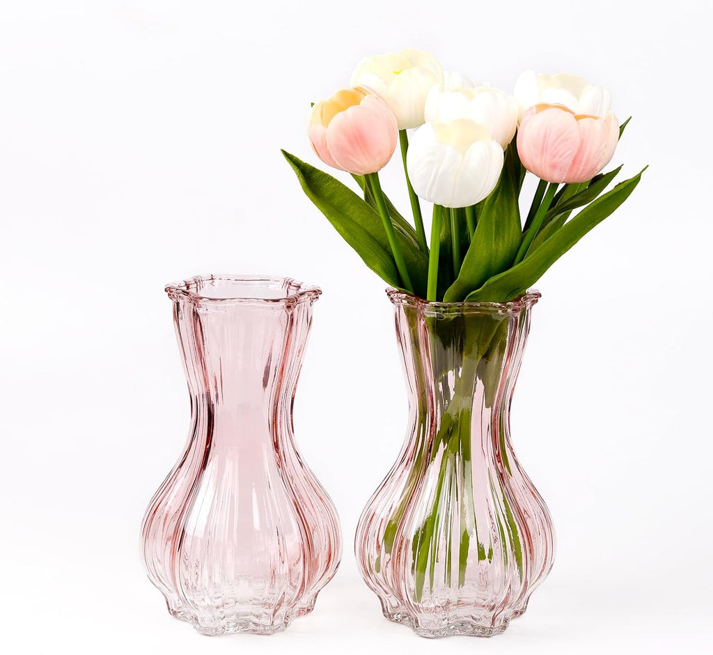 Pink Flower Vase — 8" - View 5