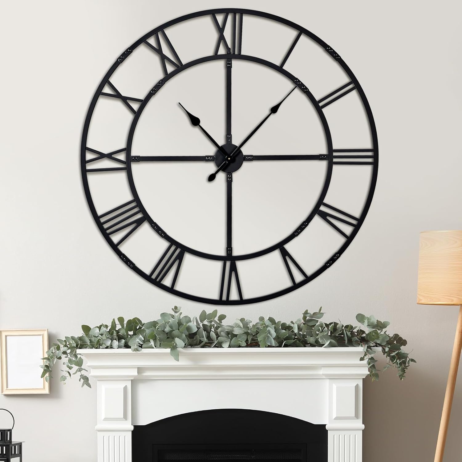 Oversized Farmhouse Black Wall Art — 32" — 48inch