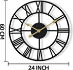 Battery Operated Black Wall Decor — 24" - View 2