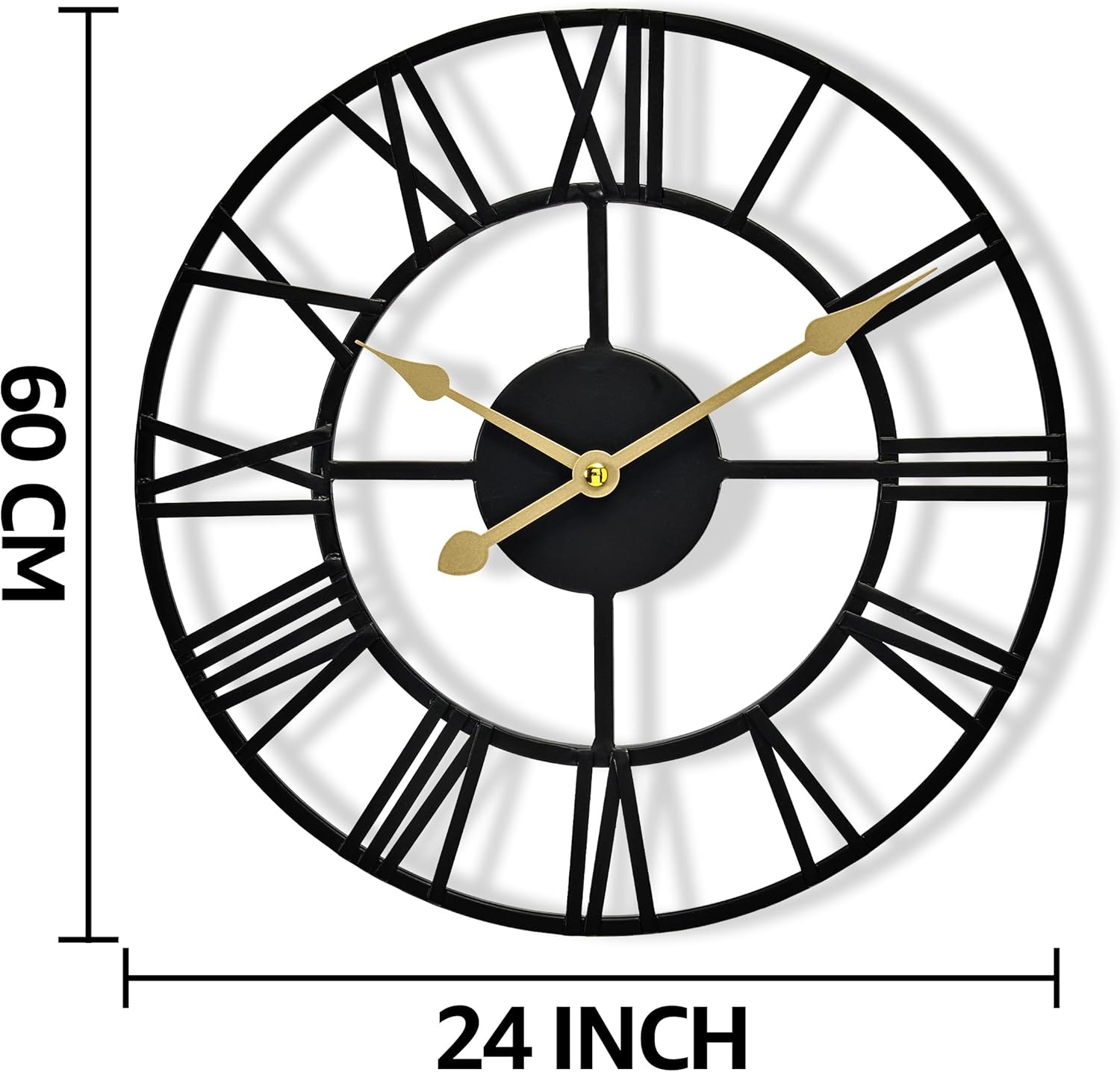 Battery Operated Black Wall Decor — 24" - View 2