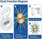 Luxe Metal Wall Clock — 22" - View 6