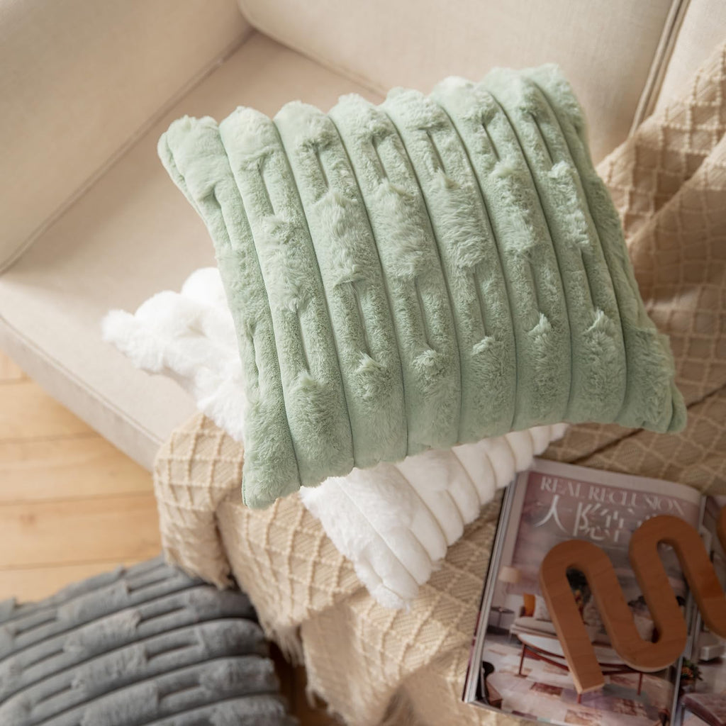 Velvet Boho Fabric Throw Pillow Cover — 24" - View 5