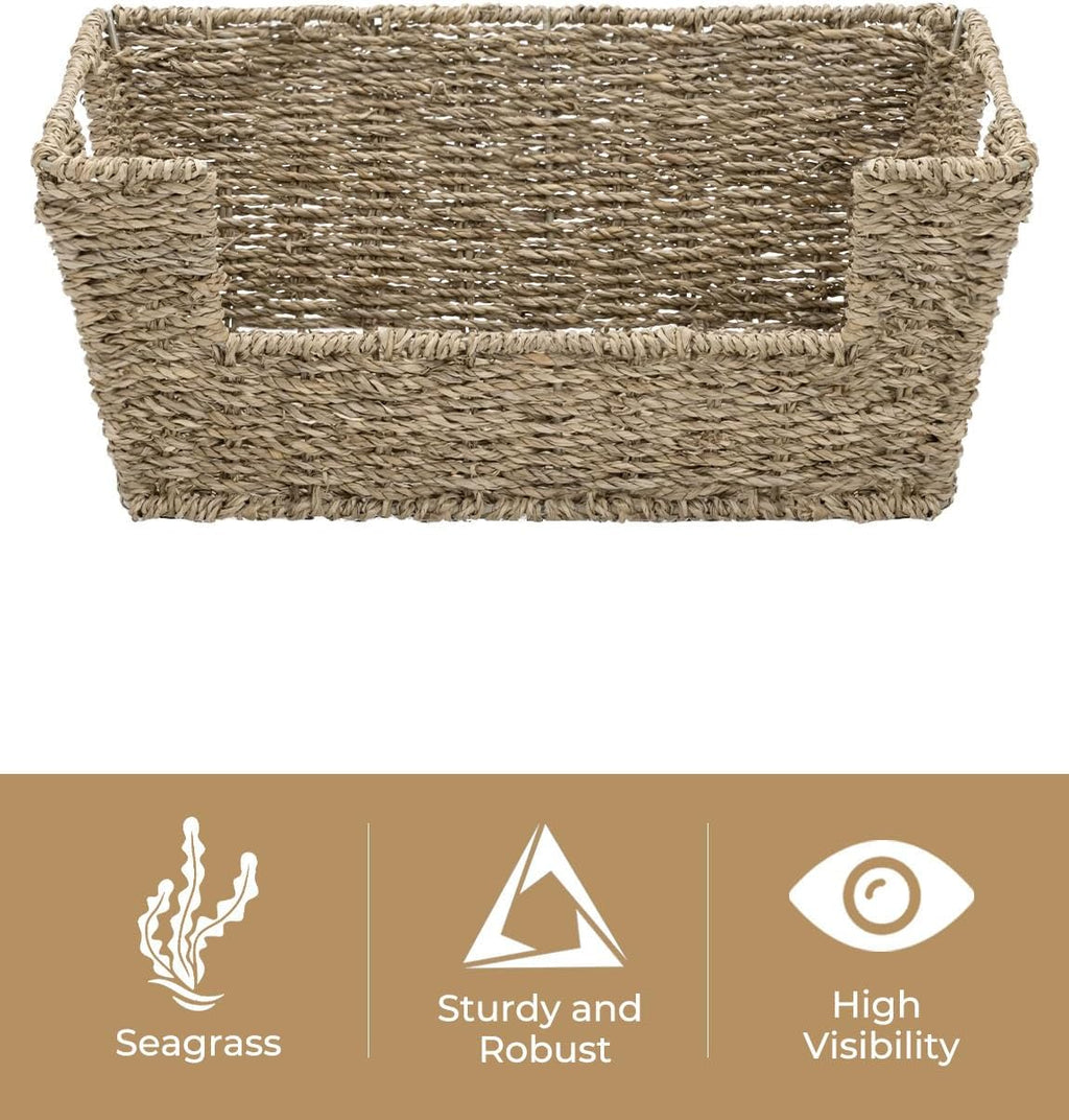 Beige Storage Basket — 5" - View 3