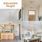 Farmhouse Gold Candle — 4-Light - View 4