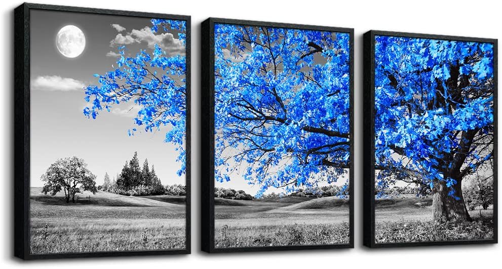 Modern Beige Framed Wall Art — 12" — 12x16inches*3pcs