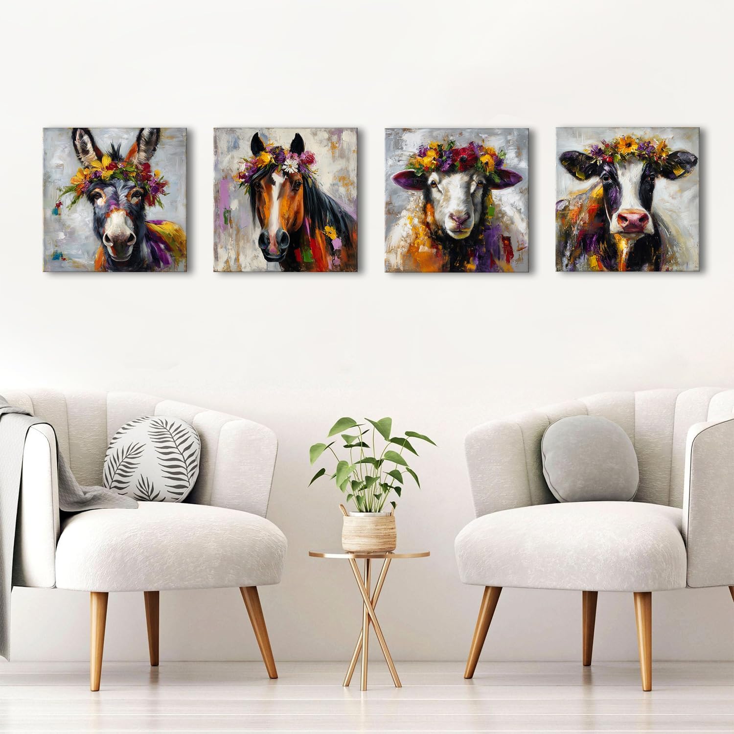 Farmhouse Orange Wall Decor — 12x12 - View 5