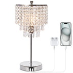 Dimmable Luxe Gold Nightstand Lamp