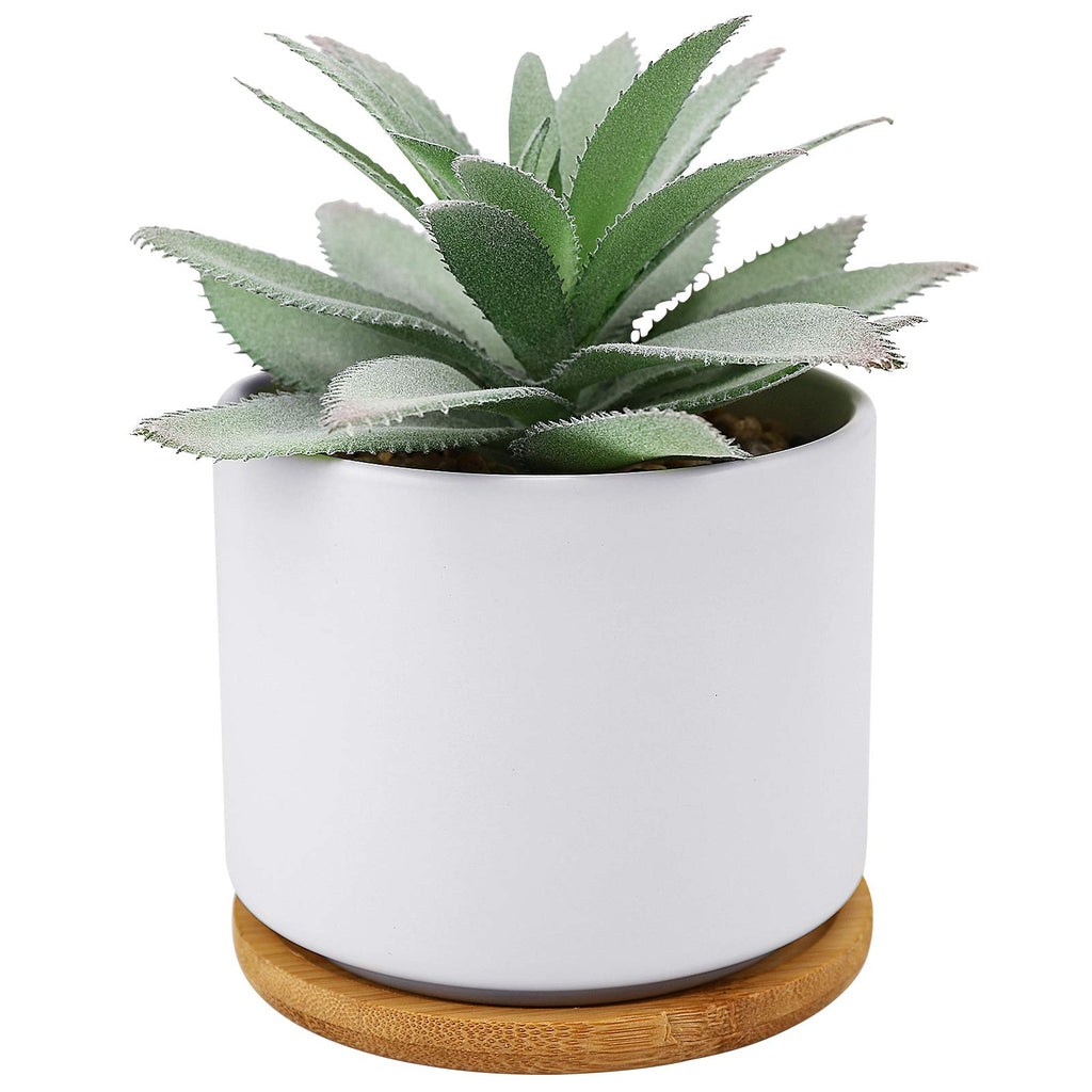 Wood Artificial Plant — 9"