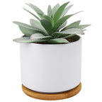 Wood Artificial Plant — 9"