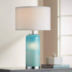 Modern Metal Table Lamp — 22"