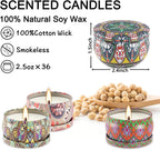 Soy Wax Metal Scented Candle — 5×36 - View 3