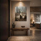 Grey Canvas Wall Art — 12" - View 8
