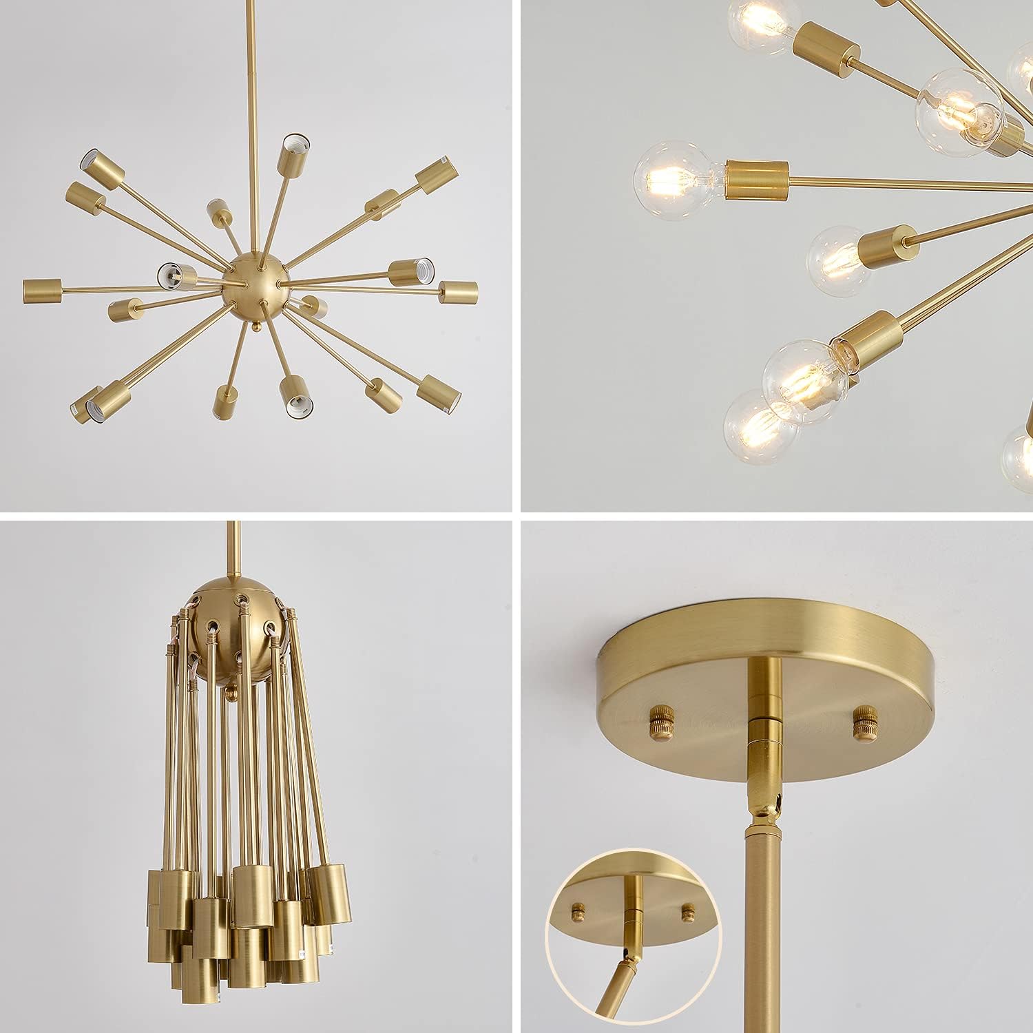 Luxe Black Chandelier - View 7