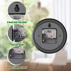 Battery Operated Wall Clock — 12" - View 2