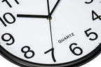 Battery Operated Black Wall Clock — 13" - View 2