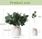Farmhouse Ceramic Artificial Plant - View 2