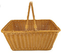 Boho Rattan Woven Basket — 15.8"