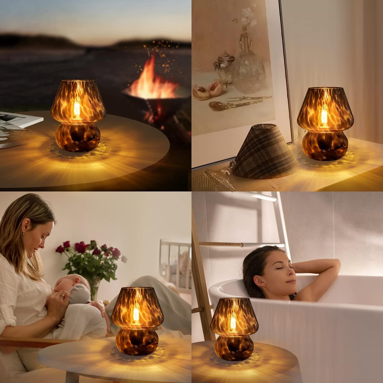 Dimmable Black Bedside Lamp - View 5