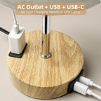 Dimmable Beige Bedside Lamp - View 2