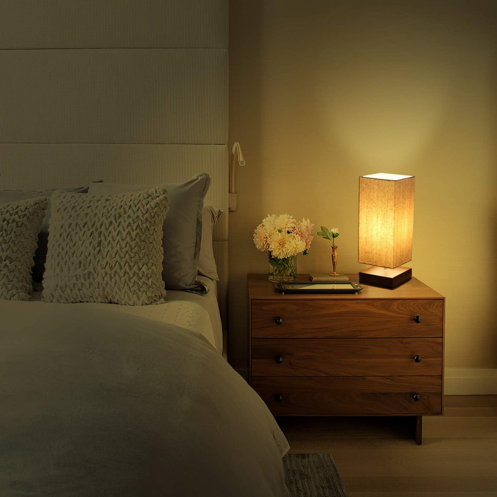 Dimmable Modern Fabric Desk Lamp - View 6