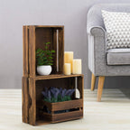 Farmhouse Brown Storage Basket - View 2