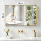 Framed Farmhouse Black Vanity Mirror — 32" - View 2