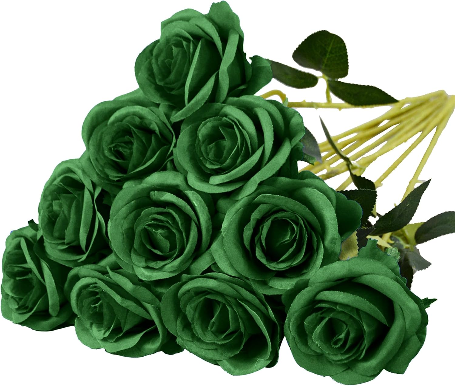 Black Artificial Plant — Dark Green