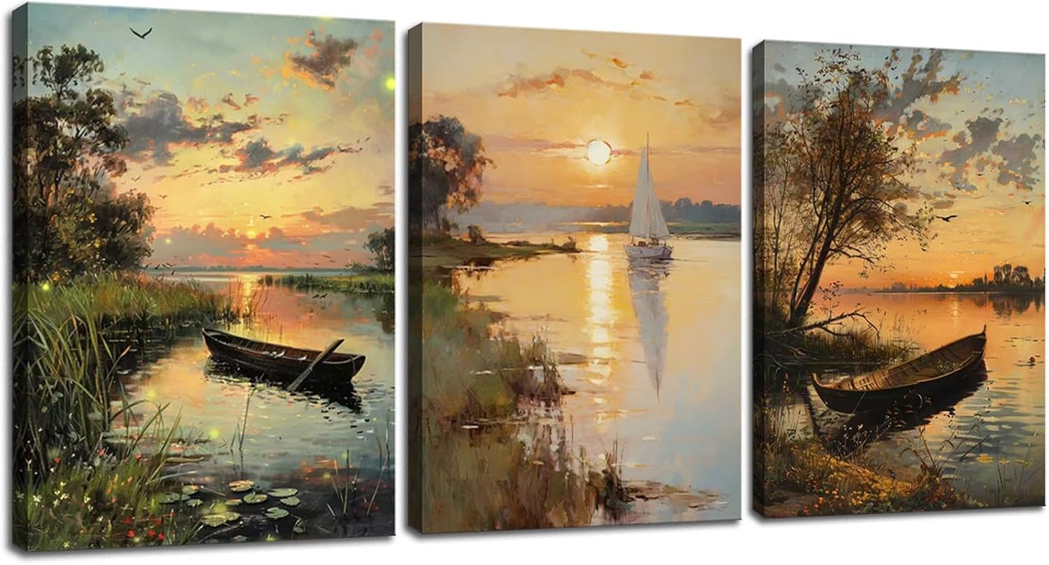 Black Framed Wall Art — 16" — 24"L x 16"W