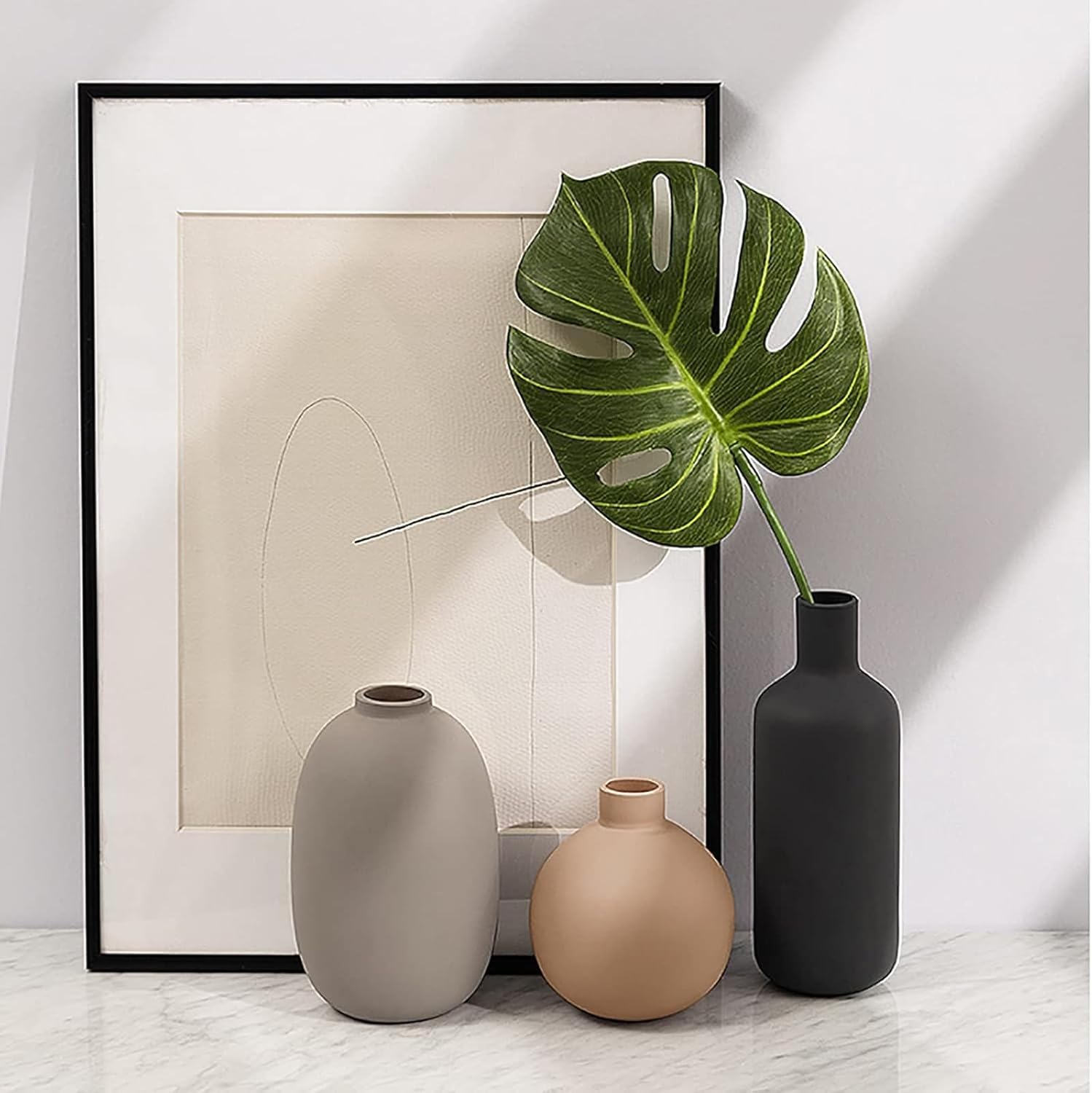 Farmhouse Ceramic Vase — Set of 3 - View 4